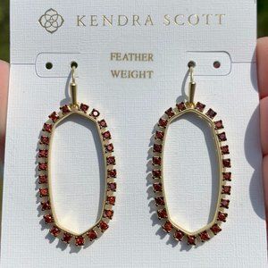 KENDRA SCOTT • Elle Gold Open Frame Earrings*